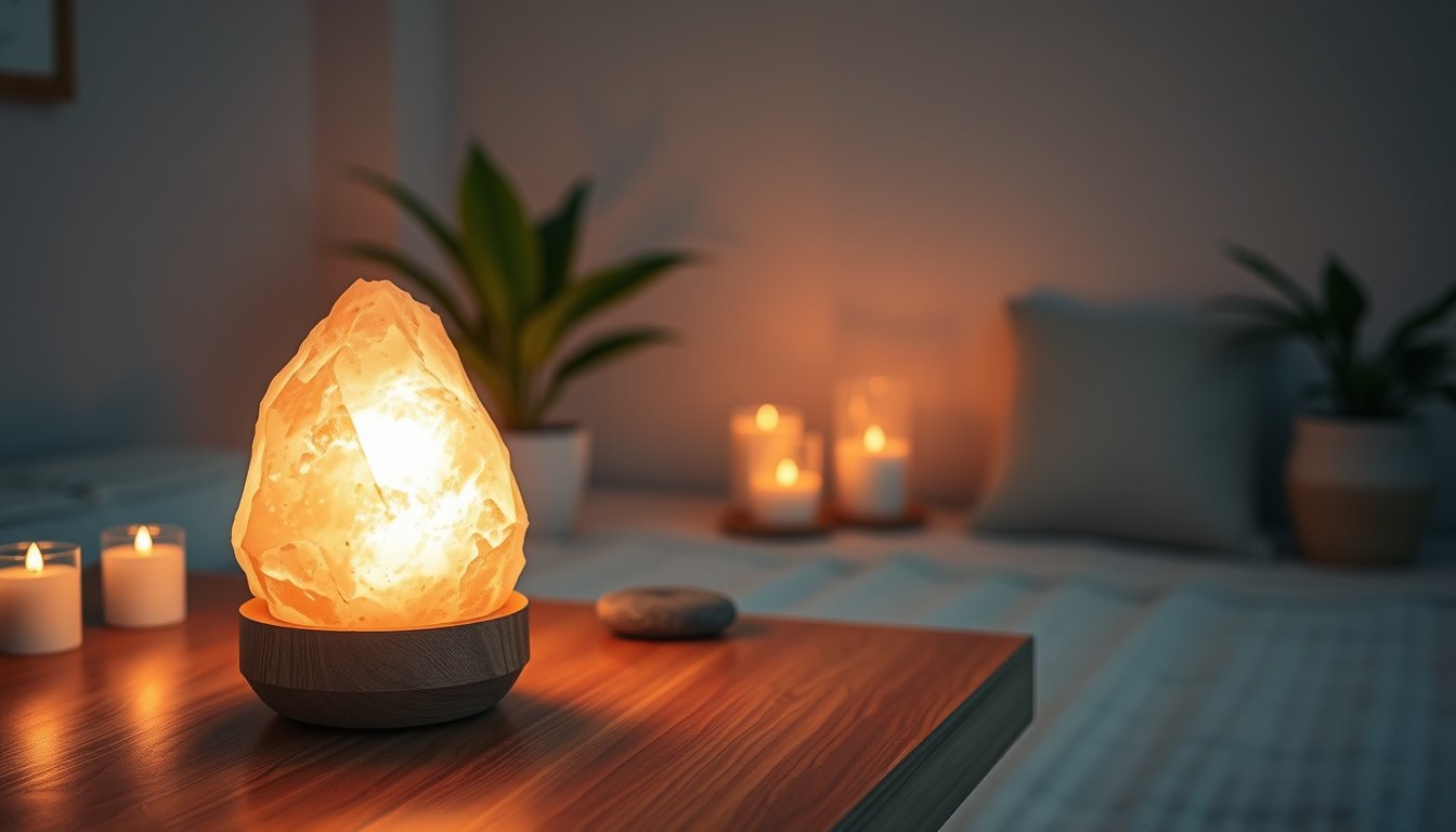 Salt lamp benefits and aesthetic placement ideas