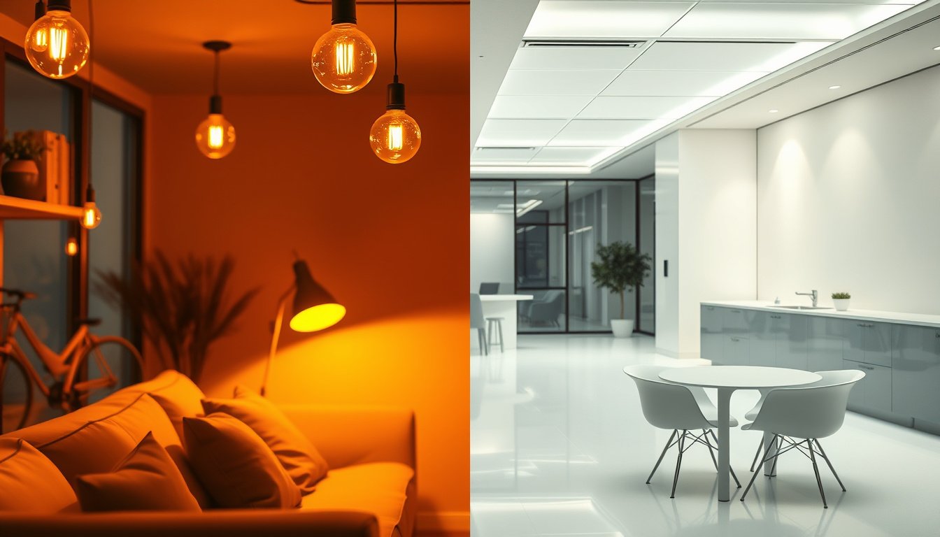 The magic of warm-toned bulbs vs. cool white